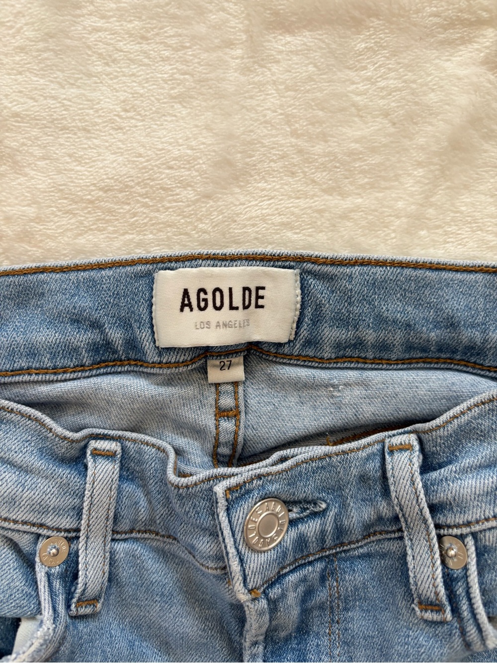 Aritzia Agolde distressed skinny jeans - Picture 4 of 8